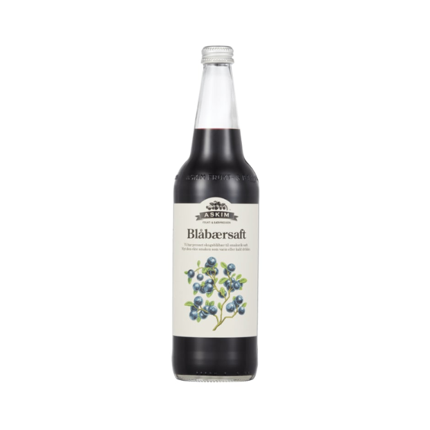Blueberry Juice 0.7l Askim (Blåbærsaft) | Blueberry Juice | All season, Beverages, Party, Snacks | Askim